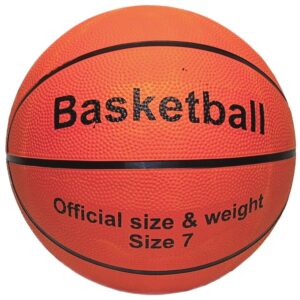 Basketbal oranje maat 7 rubber