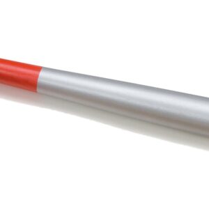 Honkbalknuppel 28 inch Rood/Zilver70cm.