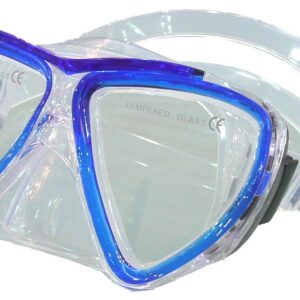 Duikmasker KID Blauw Tr.Silic Shallow