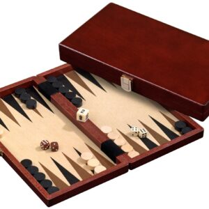 602113.jpg Backgammon kist bruin 28,5x15,5 cm.