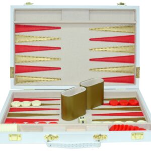 604161_recht.jpg Backgammon 38 cm Wit m.gouden bies
