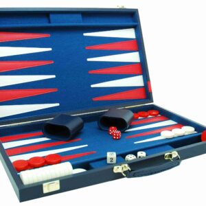 604180_open.jpg Backgammon 38 cm blauw m.rode bies