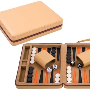 604501.jpg Backgammon met rits 9 inch Beige