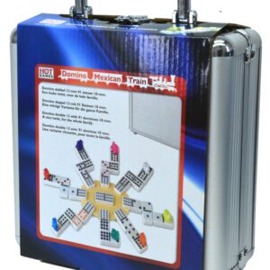 695143_doos.jpg Domino Mexican-Train dubbel 12 Alu.koffe