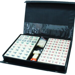 720399.jpg Mah-Jong Kunststof Stenen zw.vinyl koff.
