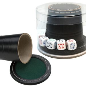 730609.jpg Pokerbeker zwart leder+deksel+poke 9x8cm