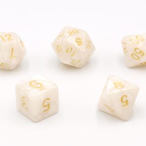 OLYMPUS DIGITAL CAMERA Dobbelstenen Wit Parelmoer 7 set Brick