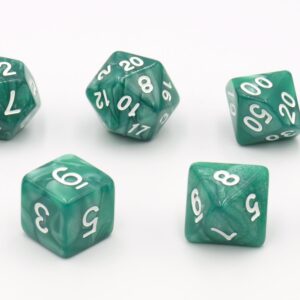 OLYMPUS DIGITAL CAMERA Dobbelstenen Groen Parelmoer 7 set Brick