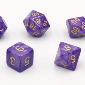 OLYMPUS DIGITAL CAMERA Dobbelstenen Paars Parelmoer 7 set Brick