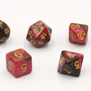 OLYMPUS DIGITAL CAMERA Dobbelstenen Rood/Zwart 7 set Brick