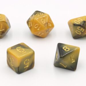 OLYMPUS DIGITAL CAMERA Dobbelstenen Zwart/Geel 7 set Brick