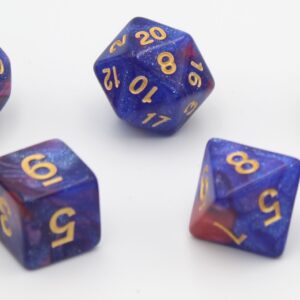 731880_detail.jpg Dobbelstenen Stardust Blauw/Rood 7set Br