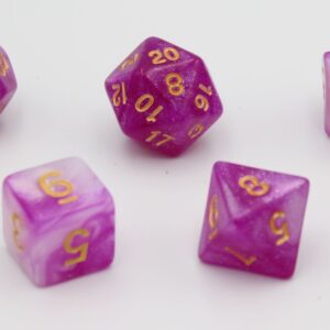 731885_detail.jpg Dobbelstenen Stardust Paars/Wit 7set Bri