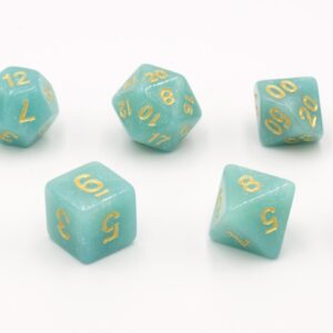 OLYMPUS DIGITAL CAMERA Dobbelstenen Pastel Turquoise7 set