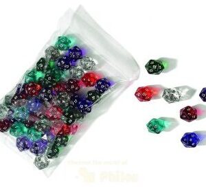 Dobbelst.acr 20kant.div.kl.ass.verp.12