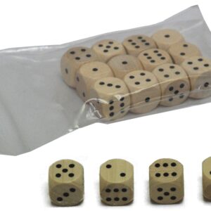 732038.jpg Dobbelsteen 16mm.hout blank/zw.stip VE12