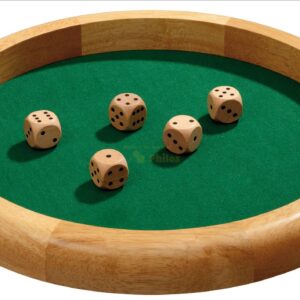 Dobbelpiste beuken hout 30 cm.5 dob.st