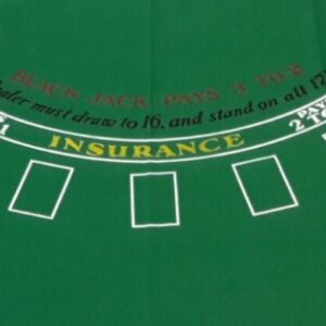 Black-Jack-kleed 180x90cm.vilt bedr.Chin