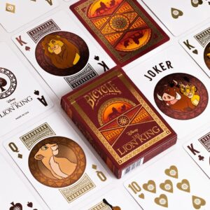 755580_detail.jpg Pokerkaarten Bicycle Lion King Disney