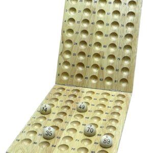 770589.jpg Lotto controlebord 90 bal 25 mm. hout