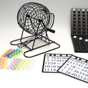 Bingomolen 20cm.zw.Metaa.klein75 bal.