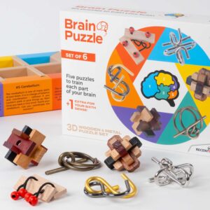 Brainpuzzel Set van 6, Recent Toys - FSC