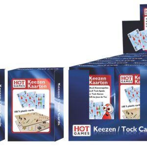 791209_display.jpg Keezen kaarten - 100 % plastic HOT-Games