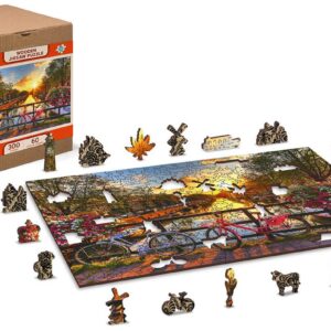 800005_doos.jpg Wooden puzzle Bicycles Amsterdam XL 600