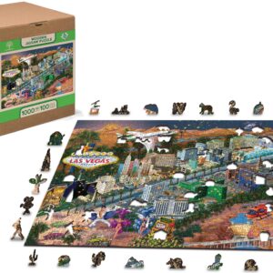 800036_doos.jpg Wooden puzzle Welcome to Las Vegas 1010